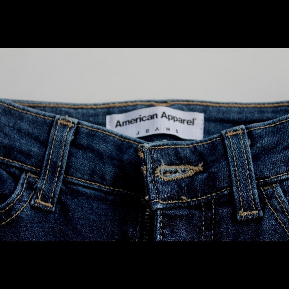 High waisted skinny jeans - American Apparel